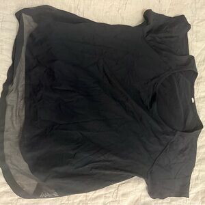 3 Lululemon Athletica Black Short Sleeve Tee (2 black and 1 pink)